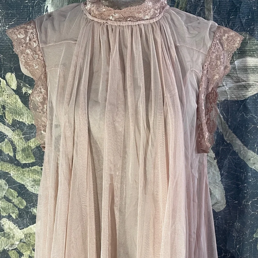 Anthropologie Godet Tulle Swing Top - Picture 6 of 6